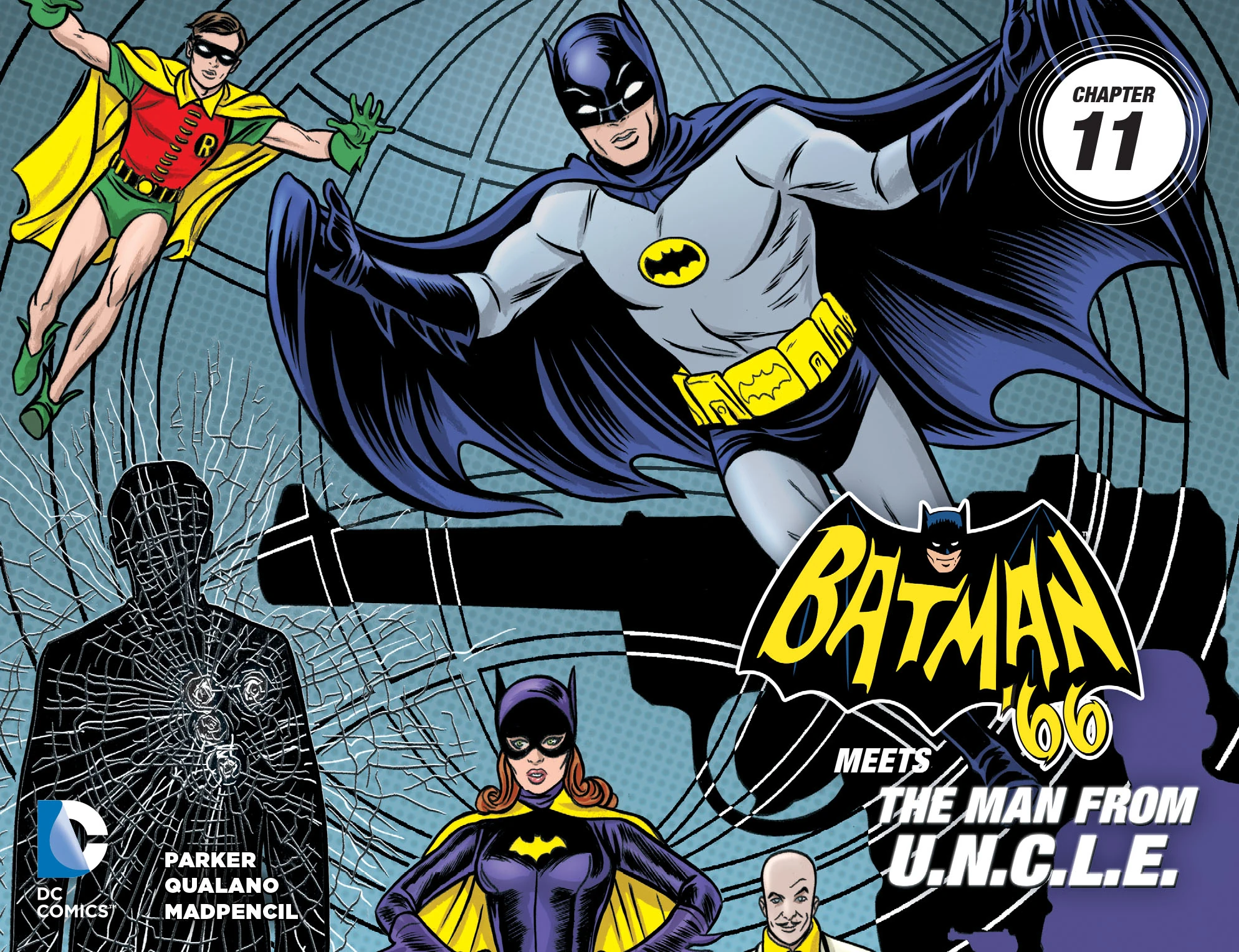 Batman '66 Meets The Man From U.N.C.L.E. #11 (DC, 2015 — Cover A) cover